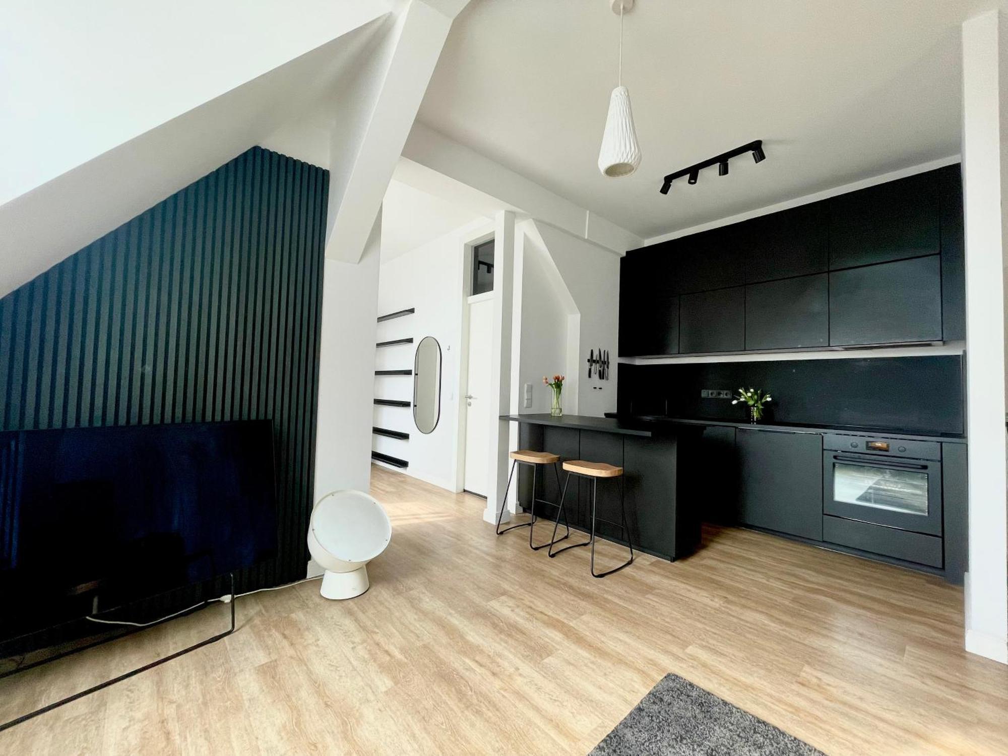 Super Zentrales Design-Apartment Wiesbaden Kültér fotó
