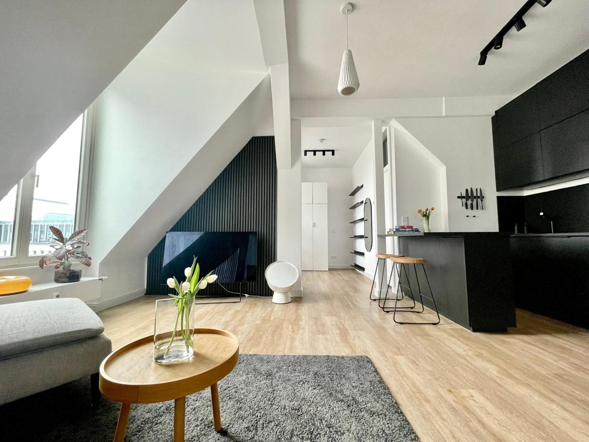 Super Zentrales Design-Apartment Wiesbaden Kültér fotó